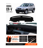 HONDA CR-V (1996-2001) Uyumlu Torpido Örtüsü Torpido Kılıfı - Siyah