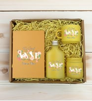 BK Gift Kişiye Özel İsimli DTF Anne Temalı Sarı Defter & Kahve Fincanı & Kolonya & Mum Hediye Seti-4, Anneye Hediye, Anneler Günü Hediyesi