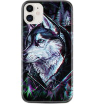 Apple iPhone 11 12 13 Mini Kılıf Desemli Silikon Dog Eyes 1761