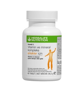 Vitamin ve Mineral takviye edici gıda Formül 2 Vitamin ve Mineral Kompleks Erkekler İçin 60 tablet