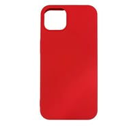 iPhone 13 ile Uyumlu Cappy Silikon Kılıf Kırmızı