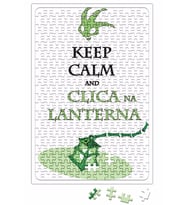 Keep Calm & Clica na Lanterna Puzzle 240 Parça Yapboz