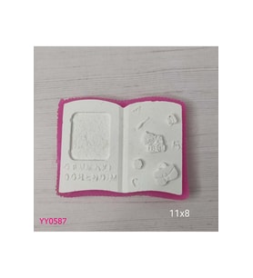 YY0587 Canım Öğretmenim Kitap Sayfası Silikon Kalıp
