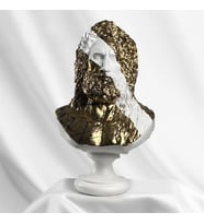 Zeus 'Godlen' Dekoratif Heykel, Pop Art Roma Yunan Heykelleri
