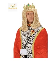 Mey İthalat® Kırmızı Topuzlu Kral Asası Kraliyet Asası 40 cm