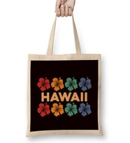 Hawaii Hibiscus Aloha Ocean Island Summer Travel Beach Trip Bez Çanta Uzun Saplı