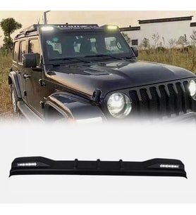 RUBİCON JK UYUMLU ÖN CAM ÜSTÜ LEDLİ SPOİLER 2007-2017