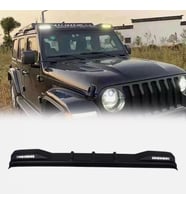 RUBİCON JK UYUMLU ÖN CAM ÜSTÜ LEDLİ SPOİLER 2007-2017