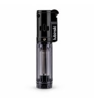 Lubinski Basic Slim Tek Torch Puro Çakmağı Siyah LB-206