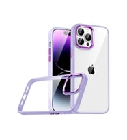 Apple iPhone 14 Pro Max Uyumlu Kılıf Zore Flora Kapak (Lila)