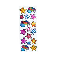 Sticker Kabartmalı Stiker Defter, Planlayıcı Etiket Renkli Yıldızlar (cb426) 16x7 cm