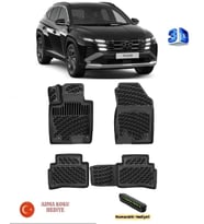 Hyundai Tucson 2021 Sonrası Uyumlu 3D Havuzlu Paspas (Dizel/Benzin/Mild Hybrid (48v)) ASMA KOKU VE NUMARATÖR HEDİYELİ