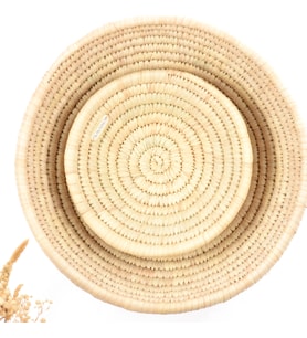Festuca Hasır Duvar Tabağı _ 2'li set (30 & 40 cm )