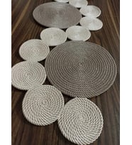 Açık-koyu Vizon Runner / Masa / Konsol/sehpa Örtüsü 105/34 Cm