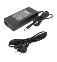 Fully 1624C 24 Volt 5 Amper 5.5 x 2.5 Uç Plastik Kasa Monitör Adaptörü (Siyah)