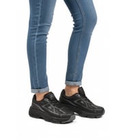 Slazenger Siyah Bağcıklı Hafif Cilt Unisex Spor Ayakkabı Zafira G