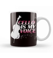 Cello Voice Cellist Musical Instrument Orchestra Musicia Kupa Bardak Porselen