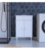 EMİR ÇOK AMAÇLI DOLAP 1 ÇEKMECE 2 KAPAK (Beyaz)