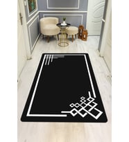 Modern Desenli Dijital Baskı Kaymaz Taban Halı H0185