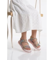 Arzen Sedef Ortopedik Kız Çocuk Sandalet 26A94 P