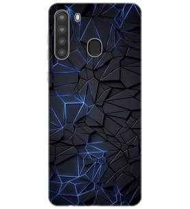 Samsung Galaxy A21 (SM-A215F) Uyumlu Kılıf Desen Baskı Silikon Karmaşık Design STK:1874