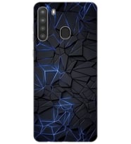 Samsung Galaxy A21 (SM-A215F) Uyumlu Kılıf Desen Baskı Silikon Karmaşık Design STK:1874