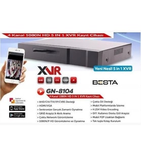 MCG XVR 4 Kanal Kamera Kayıt Cihazı KD-8104S