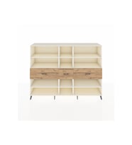 Hyperion Dolap 9 Raflı 3 Çekmeceli  220x44x163 Aytaşı-Aytaşı/Çam