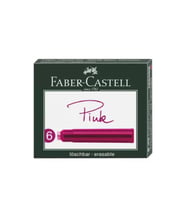 FABER-CASTELL GRİP DOLMA KALEM KARTUŞU PEMBE 6LI (185508)