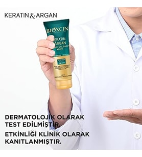 Keratin & Argan Onarıcı Saç Bakım Kremi – Yıpranmış Hasar Görmüş Saçlar İçin – 250 Ml – Biocomplex