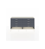 Arges Konsol 8 Çekmeceli  176x30x99 Antrasit-Aytaşı/Antrasit