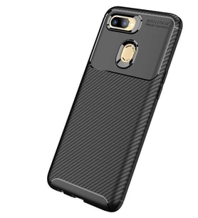 Oppo A5S Kılıf Esnek Soft Karbon Tasarım Legion Serisi (Siyah)