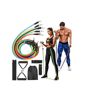 Full Body Antrenman İçin Kapı Arkası Spor Bandı Ve Aksesuar Seti