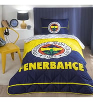 Logo Düz Pamuk-Polyester Uyku Seti, Çok Renkli, Tek Kişilik