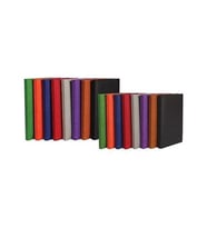 Kc 17x24  cm 160Yp Çizgili Ciltli Termo Deri Defter Karışık (1 Adet)