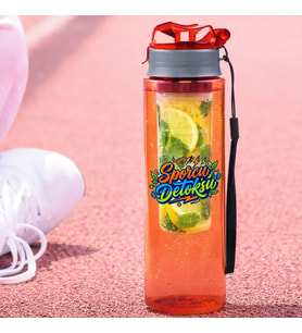 BK Gift Detoks Tasarımlı Süzgeç Hazneli Suluk 800 ml -5, BPA İçermeyen Detoks Matara