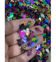 1 CM 20 GR DELİKLİ RENKLİ EL KOLYE TAKI YAZMA OYA EŞARP HALHAL BONCUK PUL