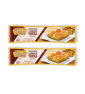 Hastel Baklavalık Yufka 800 Gr. X 2 Adet