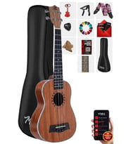 Maxword MU-21 PRO Yüksek Kaliteli Maun Soprano Ukulele Seti