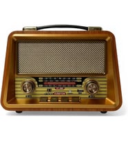 Bluetooth Hoparlör Mp3 Çalar Müzik Kutusu Nostaljik Radyo