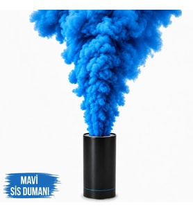 Mavi Renk Sis Mavi Duman 1 Adet