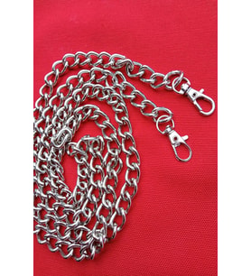 50cm Gümüş Metal Kancalı Çanta Askısı