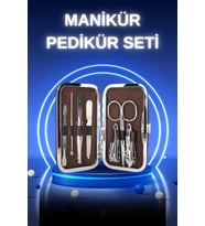 Manikür Pedikür Seti 7 Parça Tırnak Mantarı Tırnak Batığı Temizleme Taşınabilir