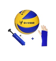 Avessa VL-400 Voleybol Topu El Pompası ve Parmak Geçmeli Voleybol Kolluğu