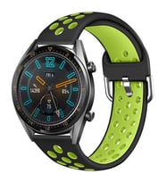 Huawei Watch GT 3 46mm Uyumlu Kordon Silikon Metal Başlıklı Esnek KRD-10 Kayış