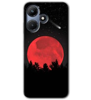 İnfinix Hot 30i Kılıf HD Desen Baskılı Kılıf - Kanlı Ay