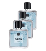 Musk Exhale Erkek Parfüm Edt 75 Ml. Üçlü Paket