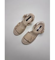 SHAXIR 2422 KREM ZENNE SANDALET