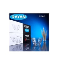Cono Maria 6'lı Büyük Cam Kase Royaleks-69816