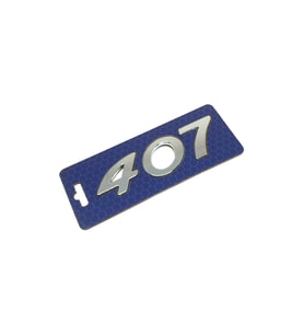 PEUGEOT 407 Bagaj Yazısı 110mm-32mm